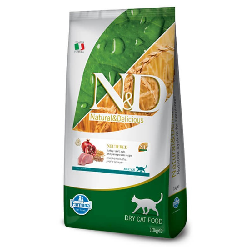 N&D Ancestral Grain 10 Kg Neutered Hindi Kılçıksız Buğday Yulaf ve Nar | Kısırlaştırılmış Kedi Maması N&D Ancestral Grain 10 Kg Neutered Hindi Kılçıksız Buğday Yulaf ve Nar | Kısırlaştırılmış Kedi Maması
