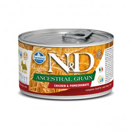 N&D Ancestral Grain 140 Gr Mini Tavuk ve Nar | Yetişkin Köpek Konserve Maması N&D Ancestral Grain 140 Gr Mini Tavuk ve Nar | Yetişkin Köpek Konserve Maması