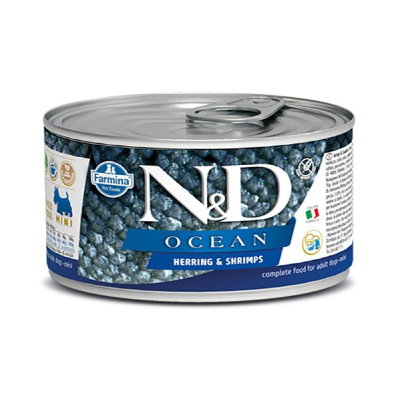 N&D Ocean 140 Gr Mini Ringa ve Karides | Yetişkin Köpek Konserve Maması N&D Ocean 140 Gr Mini Ringa ve Karides | Yetişkin Köpek Konserve Maması