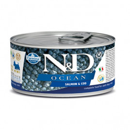 N&D Ocean 140 Gr Mini Somon ve Morina | Yetişkin Köpek Konserve Maması N&D Ocean 140 Gr Mini Somon ve Morina | Yetişkin Köpek Konserve Maması