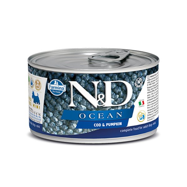 N&D Ocean 140 Gr Mini Morina ve Balkabağı | Yetişkin Köpek Konserve Maması