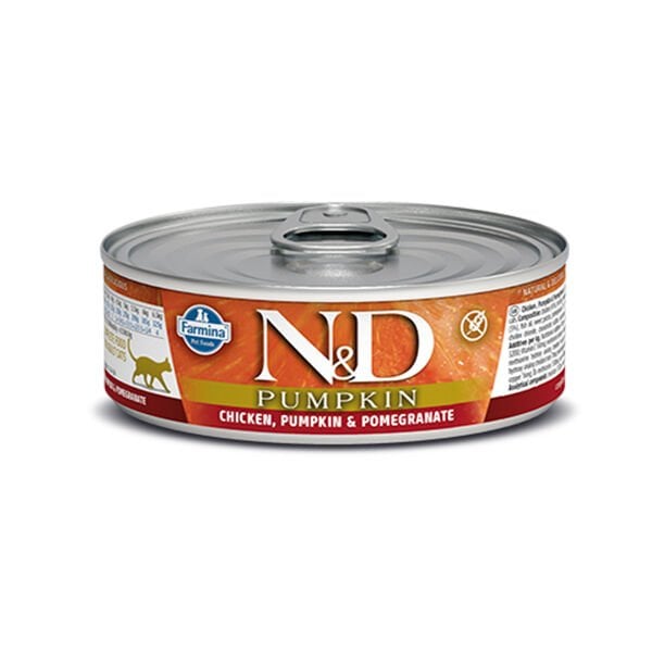 N&D Pumpkin 70 Gr Tavuk Balkabağı ve Nar | Yetişkin Kedi Maması