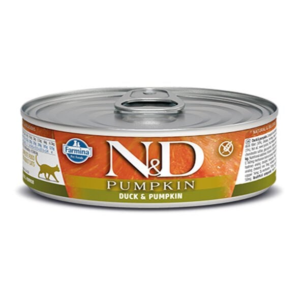 N&D Pumpkin 70 Gr Ördek ve Balkabağı | Yetişkin Kedi Maması