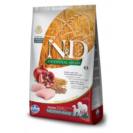 N&D Ancestral Grain 2.5 Kg Senior Medium Maxi Tavuk ve Nar | Yaşlı Köpek Kuru Maması