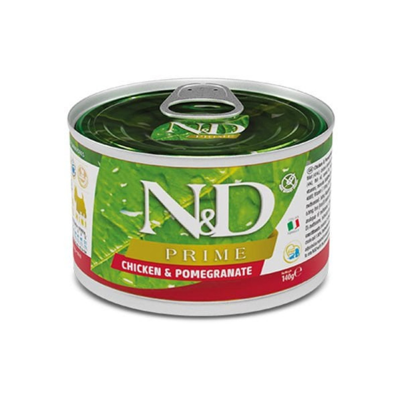 N&D Prime 140 Gr Mini Tavuk ve Nar | Yetişkin Köpek Konserve Maması N&D Prime 140 Gr Mini Tavuk ve Nar | Yetişkin Köpek Konserve Maması