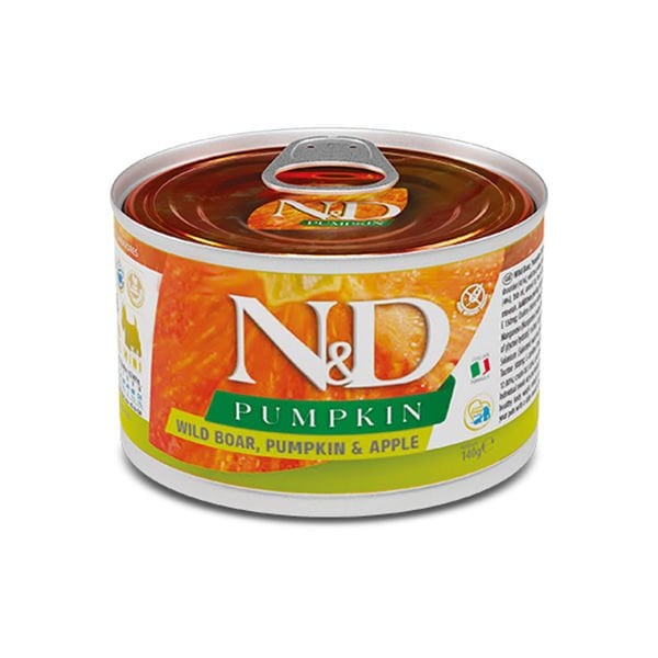N&D Pumpkin 140 Gr Mini Yaban Domuzu Balkabağı ve Elma | Yetişkin Köpek Kuru Maması