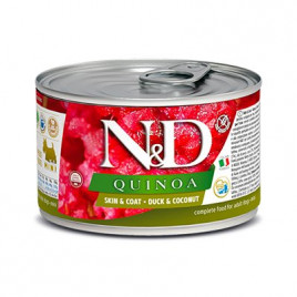 N&D Quinoa 140 Gr Skin & Coat Mini Ördek ve Hindistan Cevizi | Yetişkin Köpek Konserve Maması N&D Quinoa 140 Gr Skin & Coat Mini Ördek ve Hindistan Cevizi | Yetişkin Köpek Konserve Maması