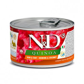 N&D Quinoa 140 Gr Skin & Coat Mini Ringa ve Hindistan Cevizi | Yetişkin Köpek Konserve Maması N&D Quinoa 140 Gr Skin & Coat Mini Ringa ve Hindistan Cevizi | Yetişkin Köpek Konserve Maması