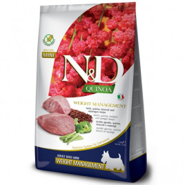 N&D Quinoa 2,5 Kg Weight Management Adult Mini Kuzu Kinoa Brokoli ve Kuşkonmaz | Yetişkin Köpek Kuru Maması N&D Quinoa 2,5 Kg Weight Management Adult Mini Kuzu Kinoa Brokoli ve Kuşkonmaz | Yetişkin Köpek Kuru Maması