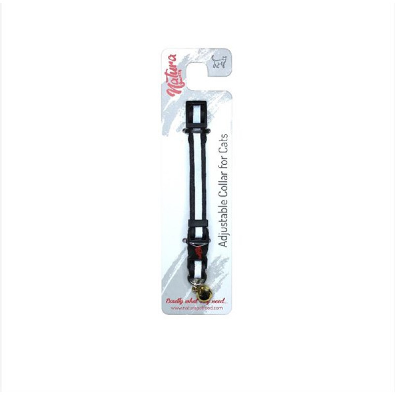 Natura Reflektörlü Yetişkin Kedi Boyun Tasması - Siyah | Kedi Boyun Tasması Natura Reflektörlü Yetişkin Kedi Boyun Tasması - Siyah | Kedi Boyun Tasması