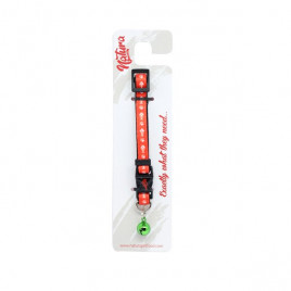 Yavru Balık ve Pati Desenli Boyun Tasması Kırmızı | Kedi Boyun Tasması Yavru Balık ve Pati Desenli Boyun Tasması Kırmızı | Kedi Boyun Tasması