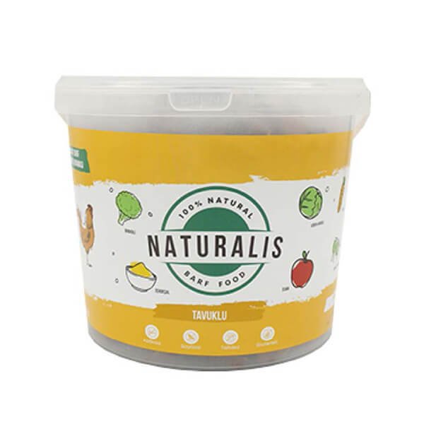 Naturalis 1 Kg Smart Barf 100% Natural Tavuklu Yetişkin | Yetişkin Köpek Kuru Maması