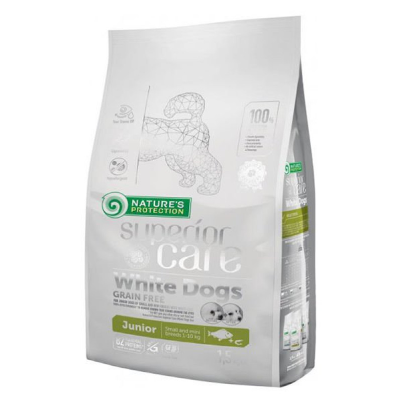 Nature's Protection 1.5 Kg Junior Beyaz Balıklı Tahılsız Beyaz Tüylü Küçük Irk Yavru | Yavru Köpek Kuru Maması Nature's Protection 1.5 Kg Junior Beyaz Balıklı Tahılsız Beyaz Tüylü Küçük Irk Yavru | Yavru Köpek Kuru Maması