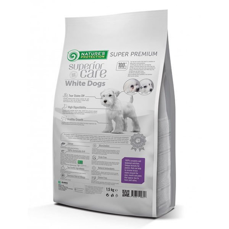 Nature's Protection 10+2 Kg Junior Puppy Beyaz Tüylü Somonlu Yavru | Yavru Köpek Kuru Maması