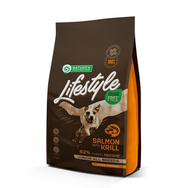 Nature's Protection 1,5 Kg Lifestyle Grain Free Junior Somon | Yavru Köpek Kuru Maması Nature's Protection 1,5 Kg Lifestyle Grain Free Junior Somon | Yavru Köpek Kuru Maması