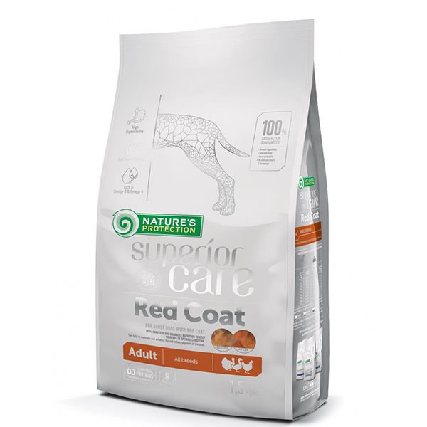 Natures Protection 10 Kg Adult Kümes Hayvanlı Kırmızı Tüylü Yetişkin | Yetişkin Köpek Kuru Maması