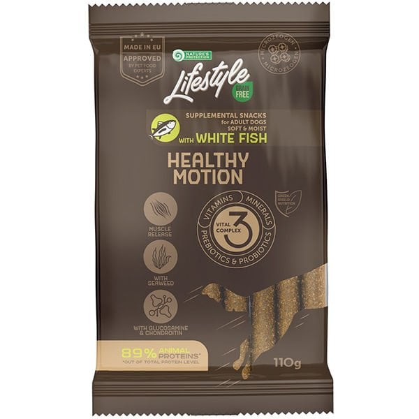 Natures Protection Life Style Tahılsız Balıklı Köpek Ödül Maması 110 Gr | Köpek Atıştırmalık Ödül Maması