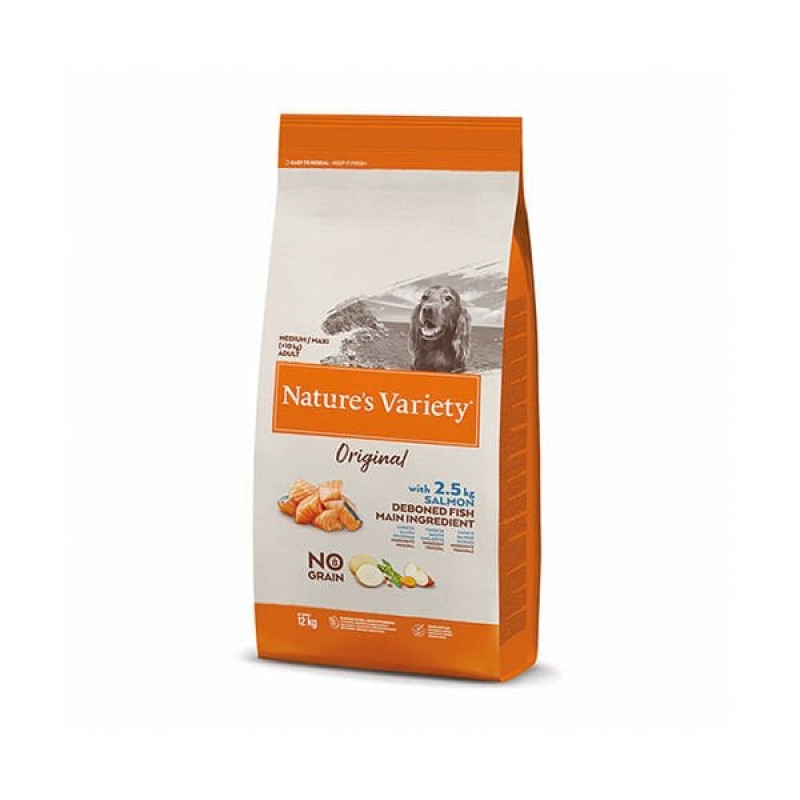 Nature's Variety 12 Kg Original Adult Medium Maxi Somon | Yetişkin Köpek Kuru Maması Nature's Variety 12 Kg Original Adult Medium Maxi Somon | Yetişkin Köpek Kuru Maması