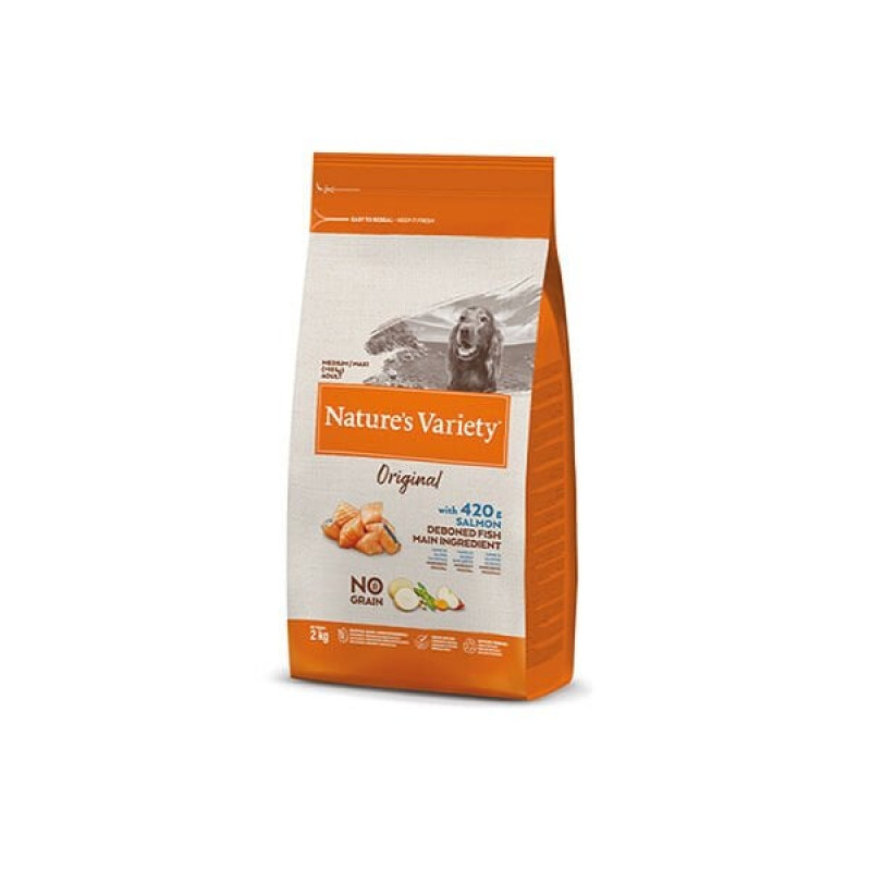 Nature's Variety 2 Kg Original Adult Medium Maxi Somon | Yetişkin Köpek Kuru Maması Nature's Variety 2 Kg Original Adult Medium Maxi Somon | Yetişkin Köpek Kuru Maması