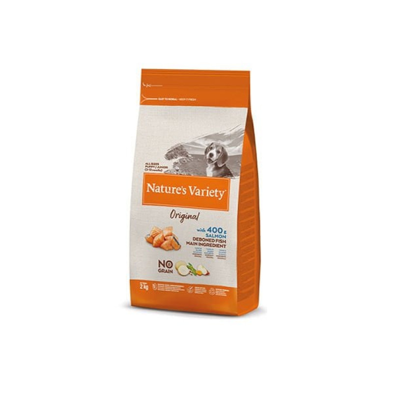 Nature's Variety 2 Kg Original Puppy Junior Somon | Tahılsız Köpek Kuru Maması Nature's Variety 2 Kg Original Puppy Junior Somon | Tahılsız Köpek Kuru Maması