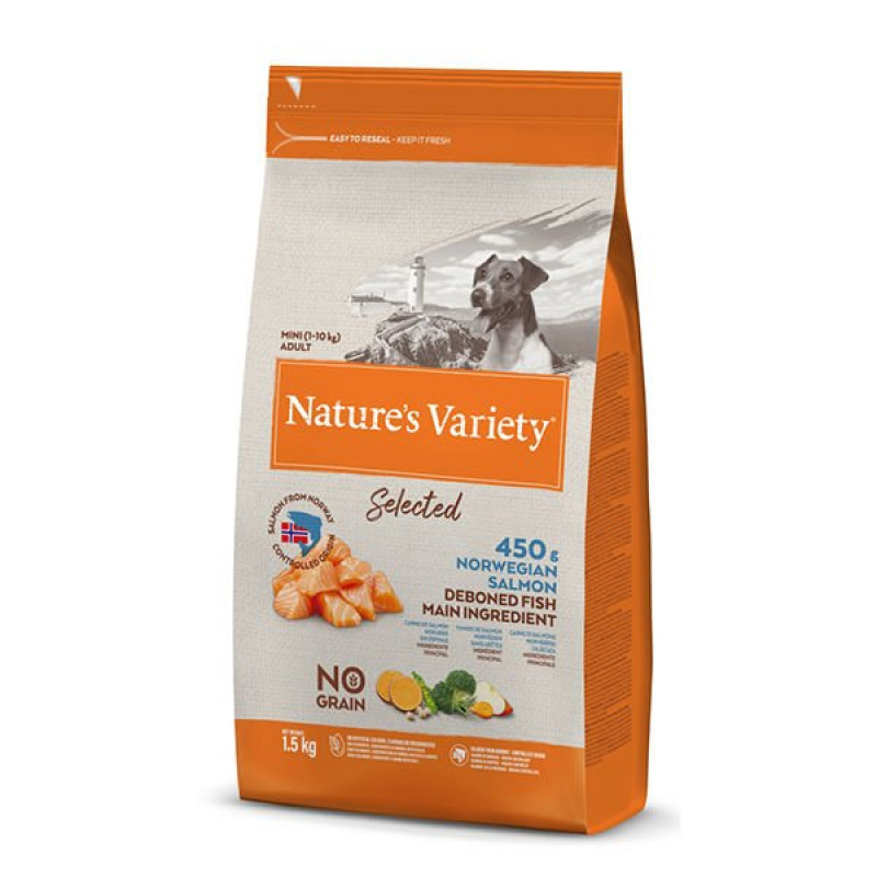 Nature's Variety 2 Kg Selected Adult Mini Norveç Somonu | Tahılsız Köpek Kuru Maması Nature's Variety 2 Kg Selected Adult Mini Norveç Somonu | Tahılsız Köpek Kuru Maması