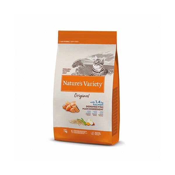 Nature's Variety 7 Kg Original Sterilised Somon | Yetişkin Kuru Kedi Maması