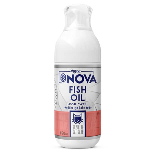 Nova 150 ml Deri Tüy ve Sindirim Destekleyici  Balık Yağı | Kedi Spreyi