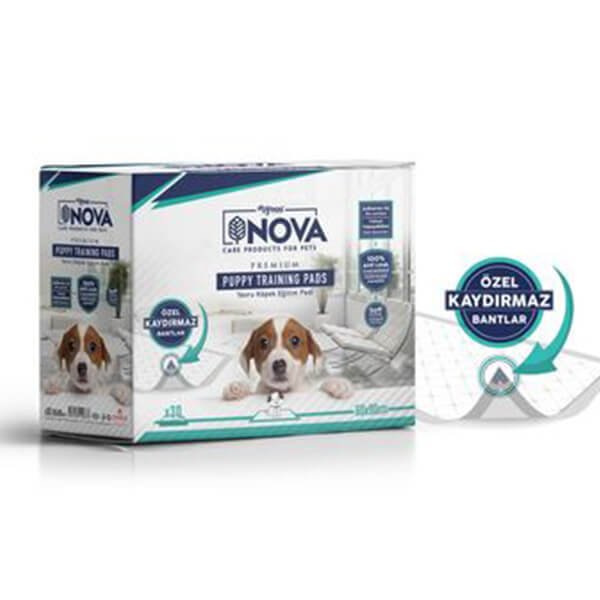 Nova 60x90 Cm Tuvalet Eğitim Çiş Pedi 30 Adet | Köpek Çiş Alıştırma Pedi