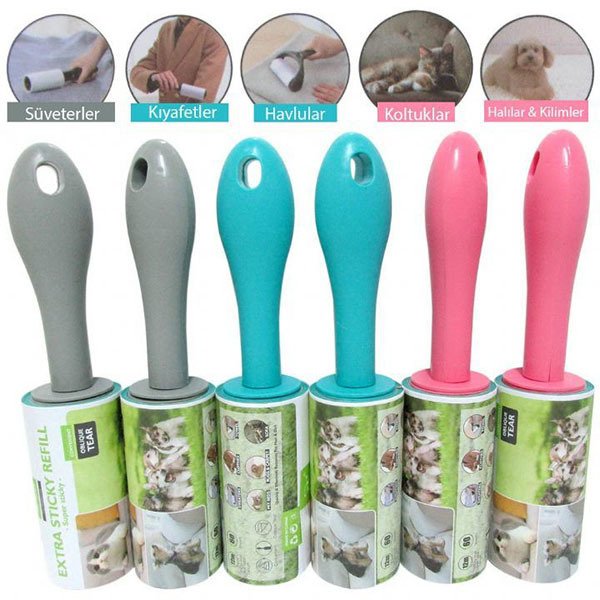 Nunbell 6 Adet Tüy Toplama Rulosu | Köpek Tüy Toplayıcı