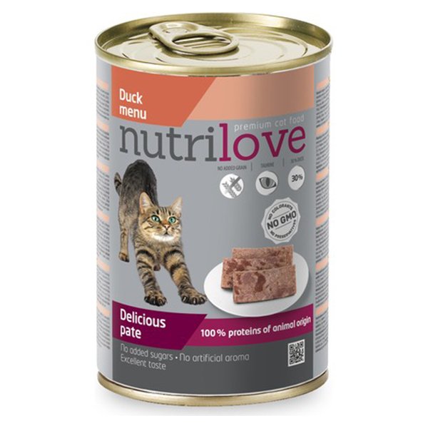 Nutrilove 400 gr Ördek Etli Tahılsız Pate Ezme 