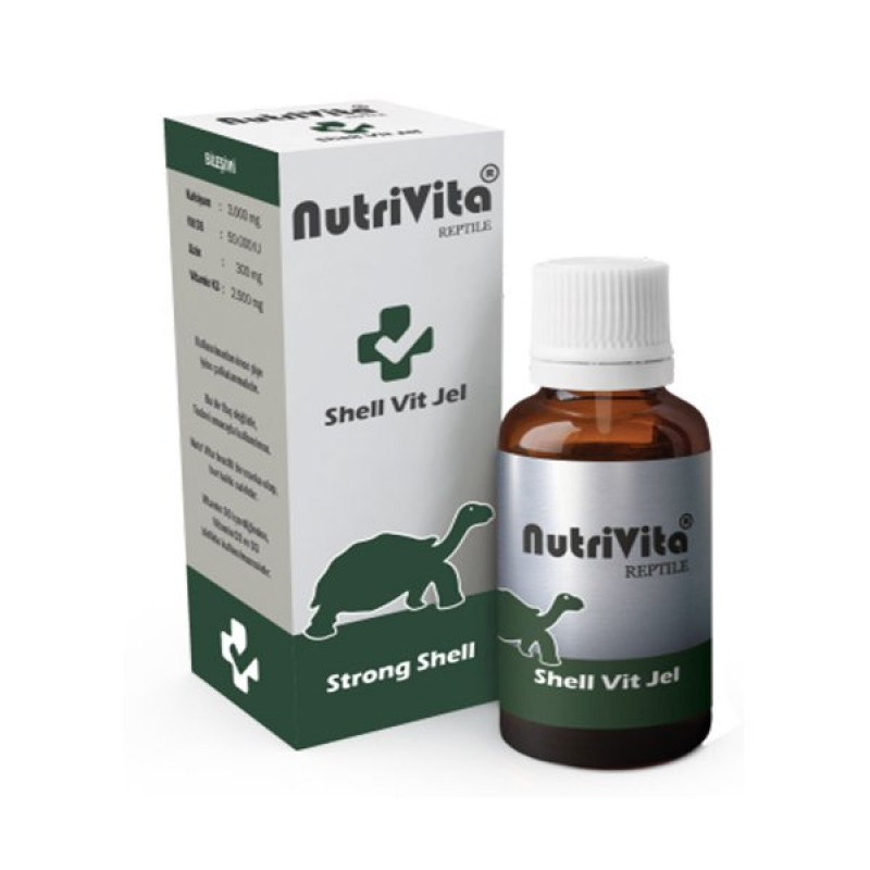 NutriVita 30 Ml Shell Kaplumbağa Kabuk Sertleştirici Jel Vitamin | Kaplumbağa Deri Ve Kabuk Bakımı NutriVita 30 Ml Shell Kaplumbağa Kabuk Sertleştirici Jel Vitamin | Kaplumbağa Deri Ve Kabuk Bakımı