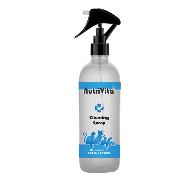 NutriVita 400 Ml Cleaning Spray Kafes ve Barınak Temizleme Spreyi | Köpek Hijey Ve Temizlik Ürünü