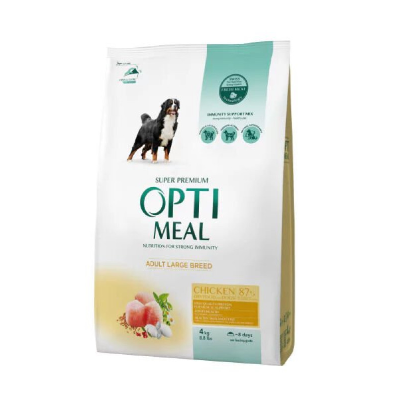 Optimeal 4 Kg Large Tavuk | Yetişkin Köpek Kuru Maması Optimeal 4 Kg Large Tavuk | Yetişkin Köpek Kuru Maması