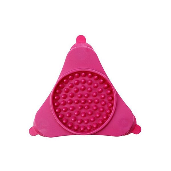 Patinut Lick Mat Yalama Tablası Pembe | Plastik Mama Ve Su Kabı