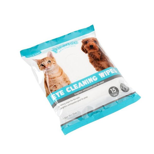 Pawise 15 Adet Göz Temizleme Mendili | Köpek Göz Ve Kulak Bakım Ürünü