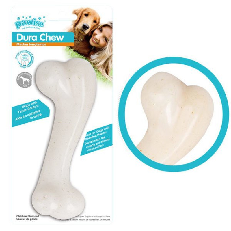 Pawise 15,5 Cm Dura Chew Tavuk Aromalı Kemik | Kemik Şekilli Köpek Oyuncağı Pawise 15,5 Cm Dura Chew Tavuk Aromalı Kemik | Kemik Şekilli Köpek Oyuncağı