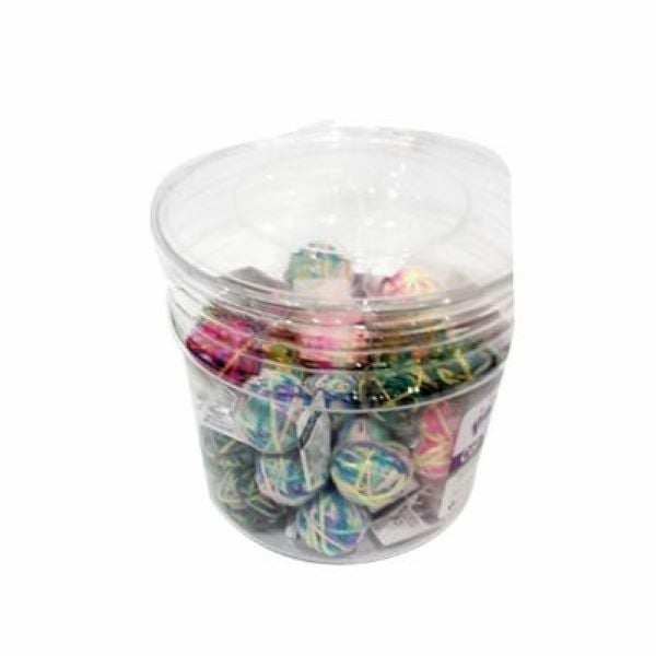 Pawise 48 Adet Örme Top Renkli 3,8 Cm | Kedi Top Oyuncak