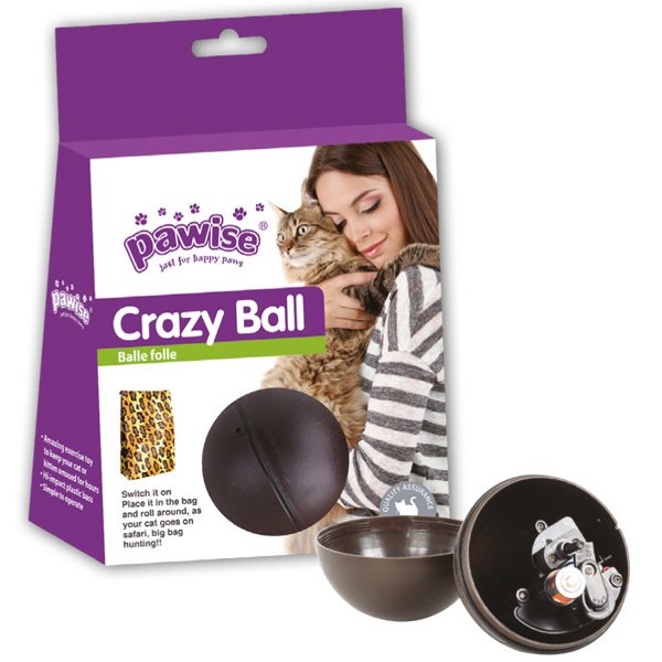 Pawise 8,5 Cm Crazy Ball Hareketlı Top | Kedi Top Oyuncak