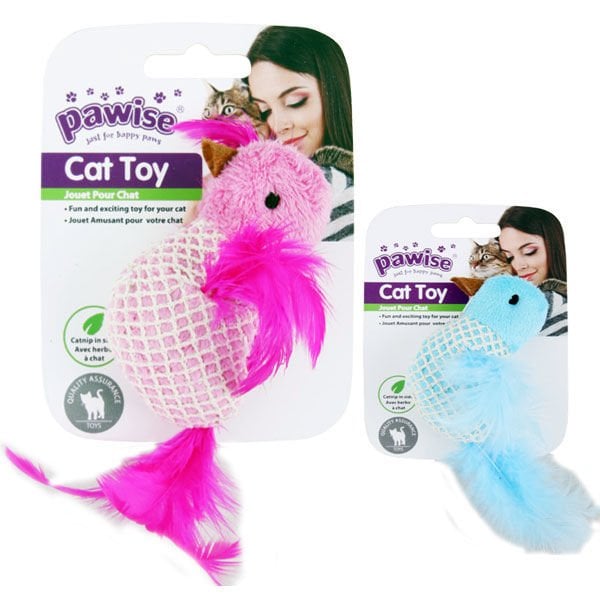 Pawise 9 Cm Catnipli Peluş Kuş | Peluş Kedi Oyuncağı