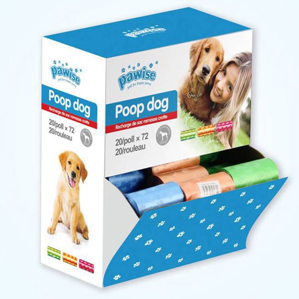 Pawise Dışkı Toplama Torbası 72 Adet | Köpek Tuvalet Ve Dışkı Torbası