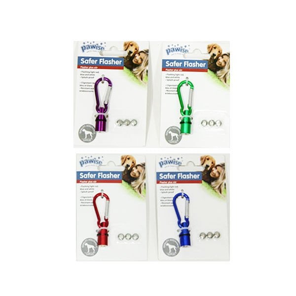 Pawise Flasher Tasma Kancası Renkli | Köpek Boyun Tasması