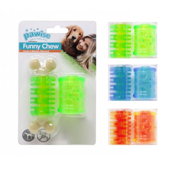 Pawise Funy Chew 2 In 1-M Lastik Oyuncak | Köpek Çiğneme