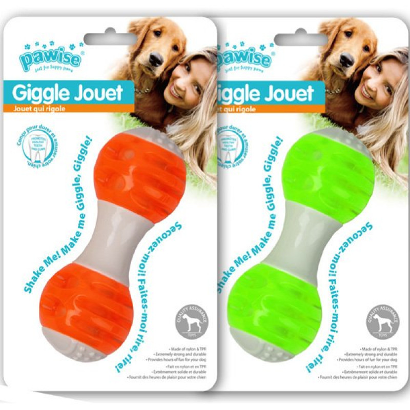 Pawise Gıggle Jouet Sesli Halter Oyuncak | Köpek Çiğneme Pawise Gıggle Jouet Sesli Halter Oyuncak | Köpek Çiğneme