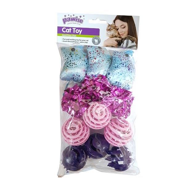 Pawise Karışık Peluş Renkli | Peluş Kedi Oyuncağı