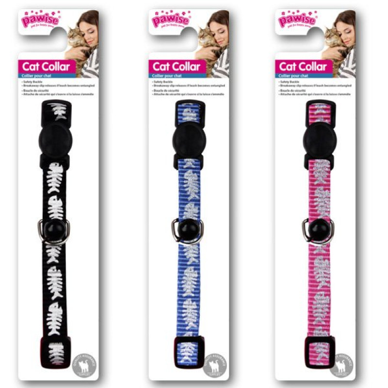 Pawise Kılçık Desenli Boyun Tasması | Kedi Boyun Tasması