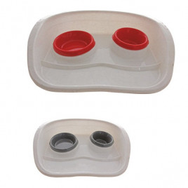 Melamin Mama Su Kabı 2'Li Set | Plastik Mama Ve Su Kabı