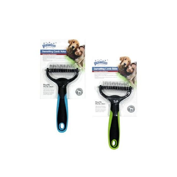 Pawise Plastik Saplı Çift Taraflı Kıtık Açıcı | Köpek Tarağı