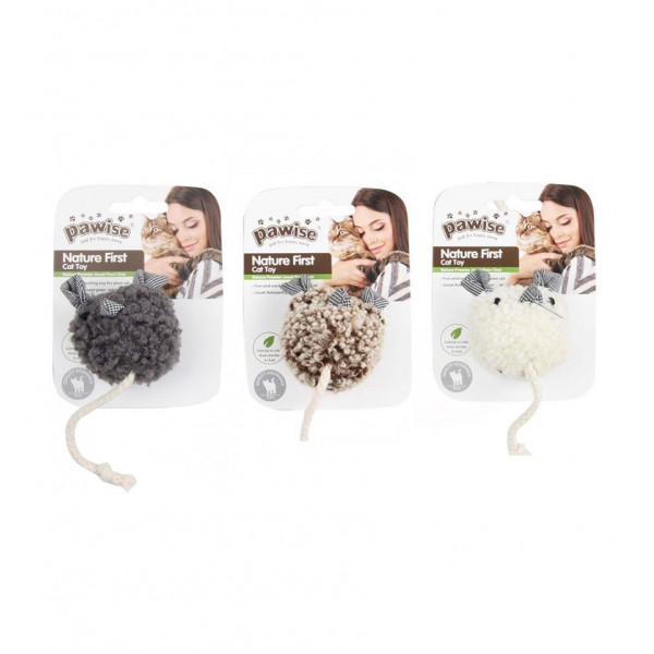 Pawise Simple Cat Peluş Sesli Fare Oyuncak | Peluş Kedi Oyuncağı