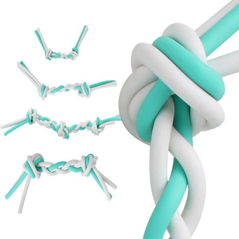 Pawise XL Diş Temizleme İpi Turkuaz ve Beyaz | Köpek Ağız Ve Diş Bakım Ürünü Pawise XL Diş Temizleme İpi Turkuaz ve Beyaz | Köpek Ağız Ve Diş Bakım Ürünü