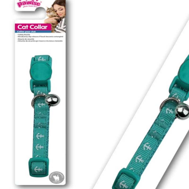 Pawise Yeşil Çapalı Boyun Tasması | Kedi Boyun Tasması